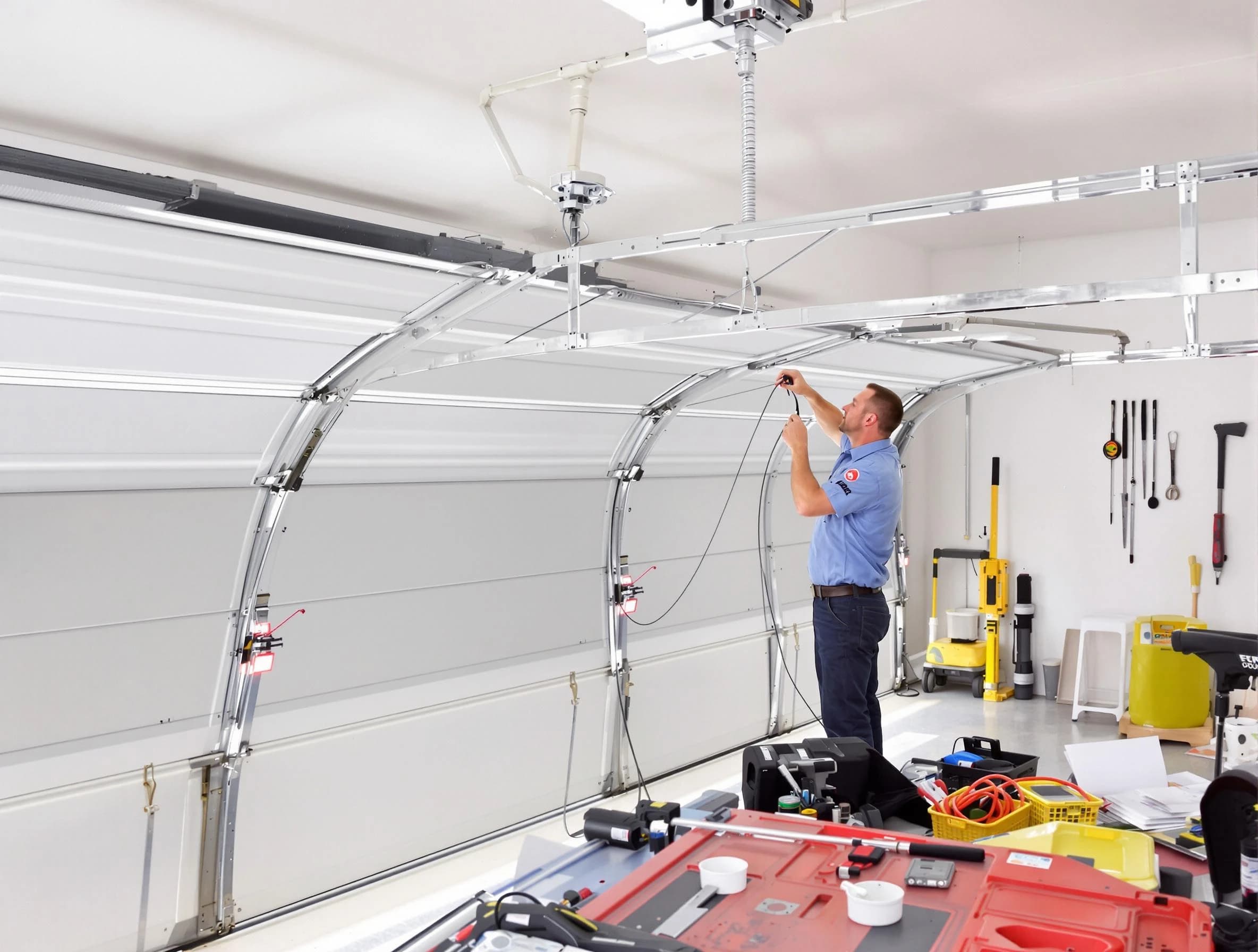 Garage door cable repair service by Allison Park Garage Door Repair in Allison Park