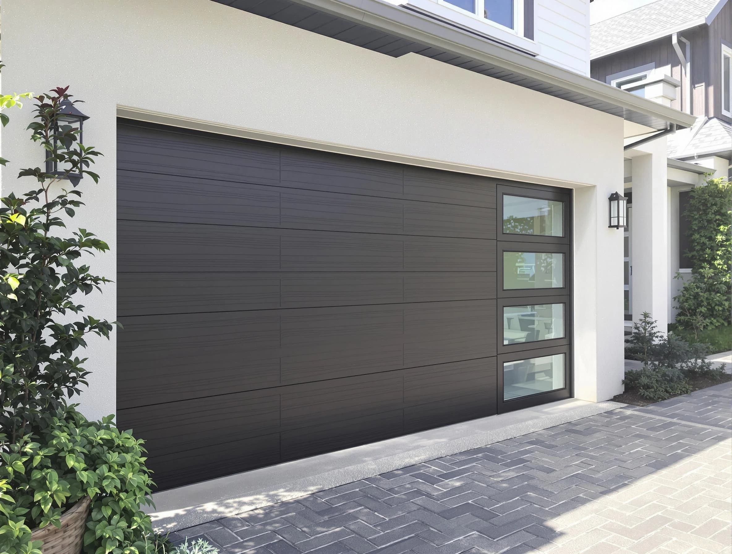 Custom garage door installation by Allison Park Garage Door Repair in Allison Park