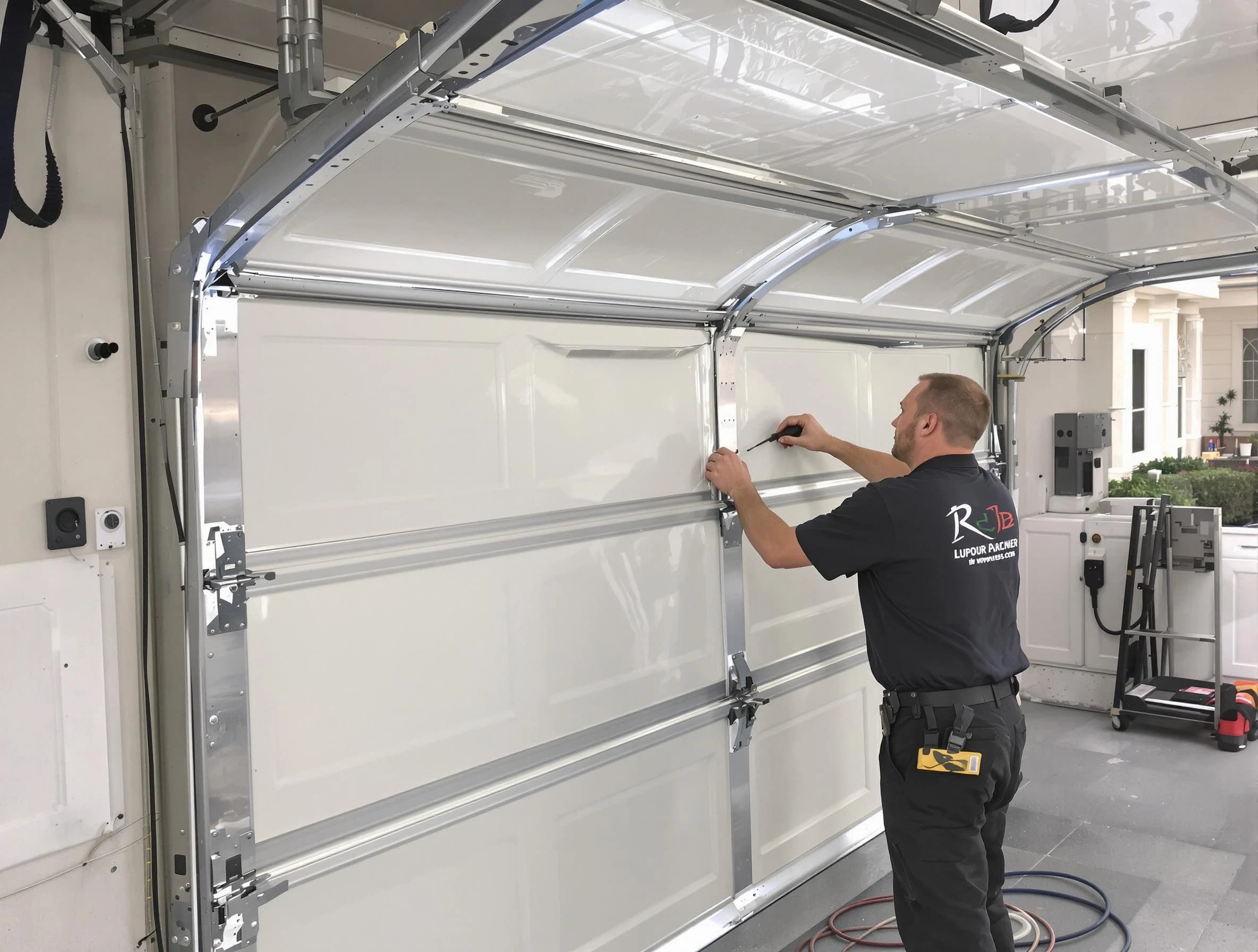 Allison Park Garage Door Repair professional performing panel repair in Allison Park