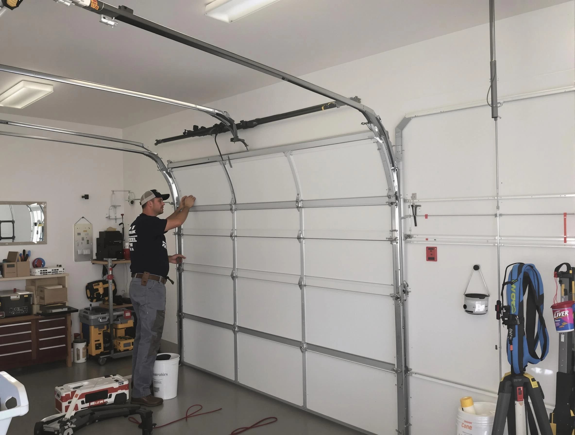 Allison Park Garage Door Repair team installing new garage door in Allison Park