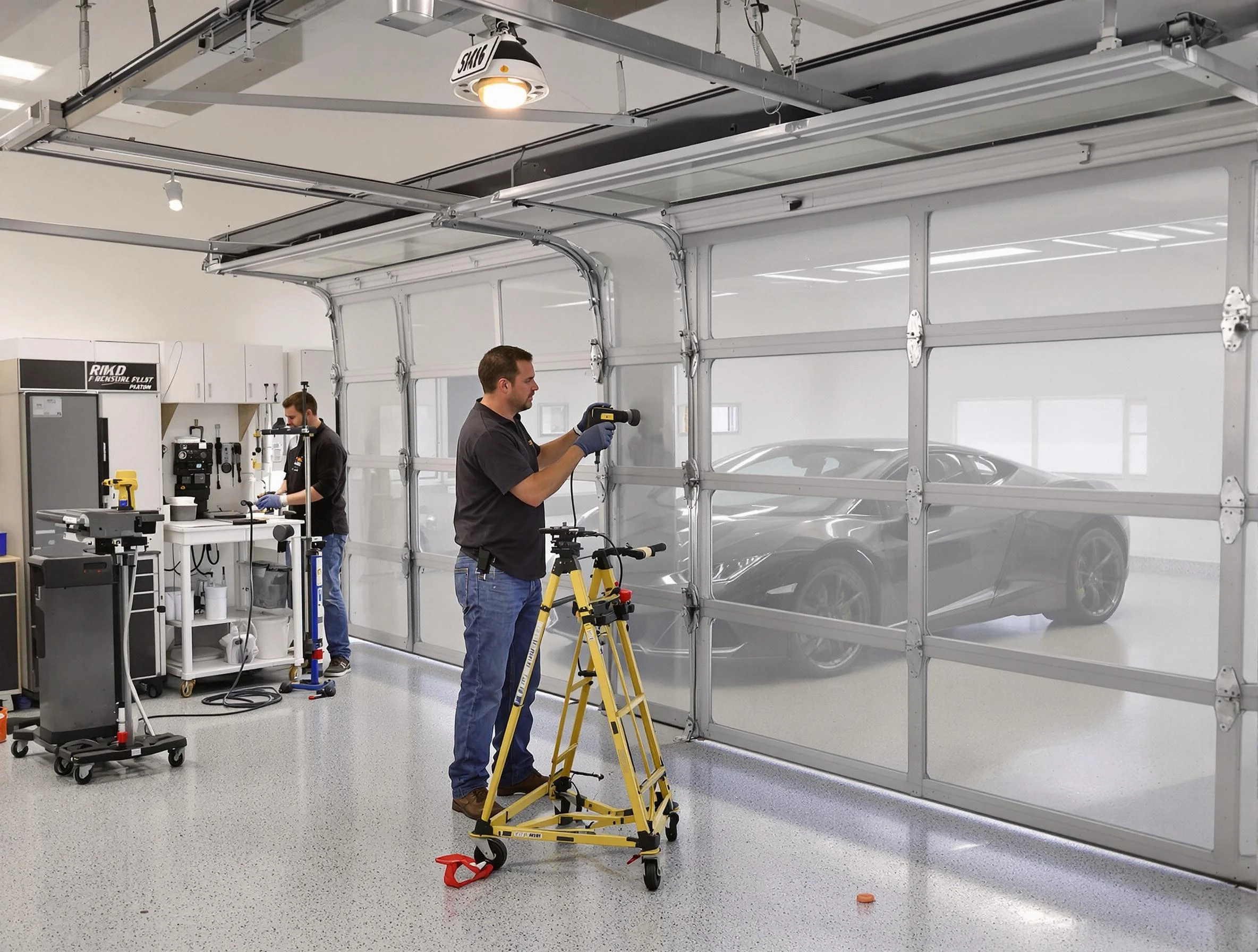 Garage Door Dents Repair in Allison Park